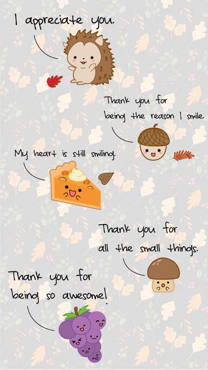 Cute Thanksgiving screenshot-3