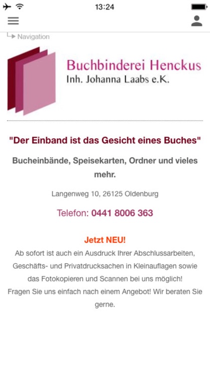 Buchbinderei Henckus screenshot-3