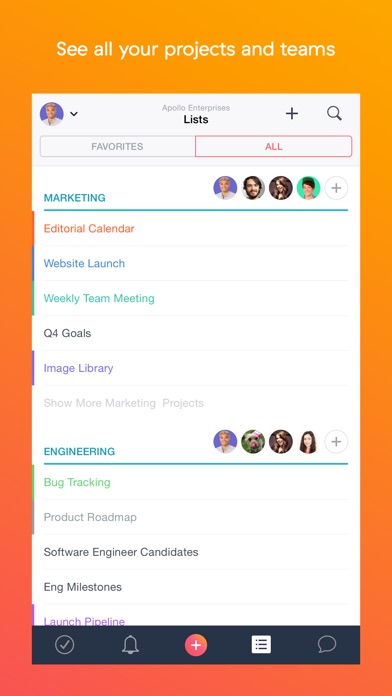 Asana: organize tasks & work Screenshot