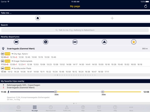 Rejseplanen screenshot 4