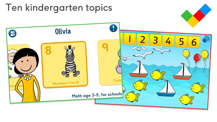 Math age 3-5, for schools