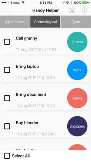 Handy Helper - Reminder Notes with Alarm