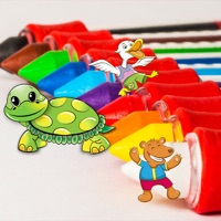 동물의 최고의 색칠 그림