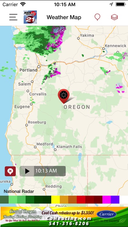 KTVZ Local Alert Weather App