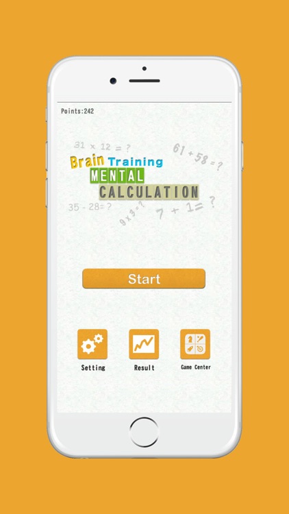 Brain Training:  Mental Calc