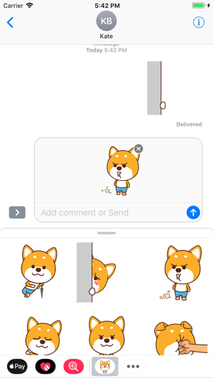 Akita Dog Cute Stickers