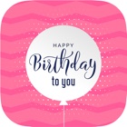 Birthday Greeting Card & Frame