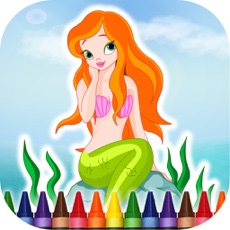 Activities of Coloring Book Mermaids