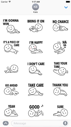 Man Lying Down English Sticker(圖2)-速報App