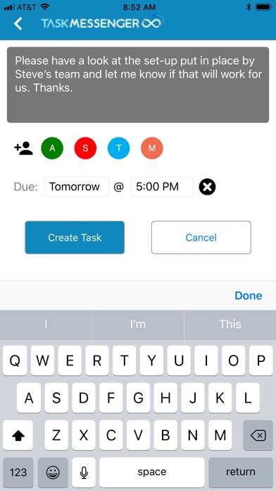 Task Messenger screenshot 2