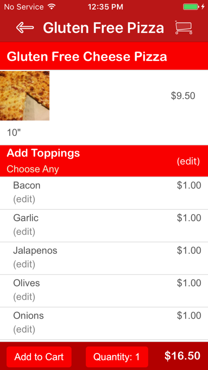 Tonys Pizza San of Marino