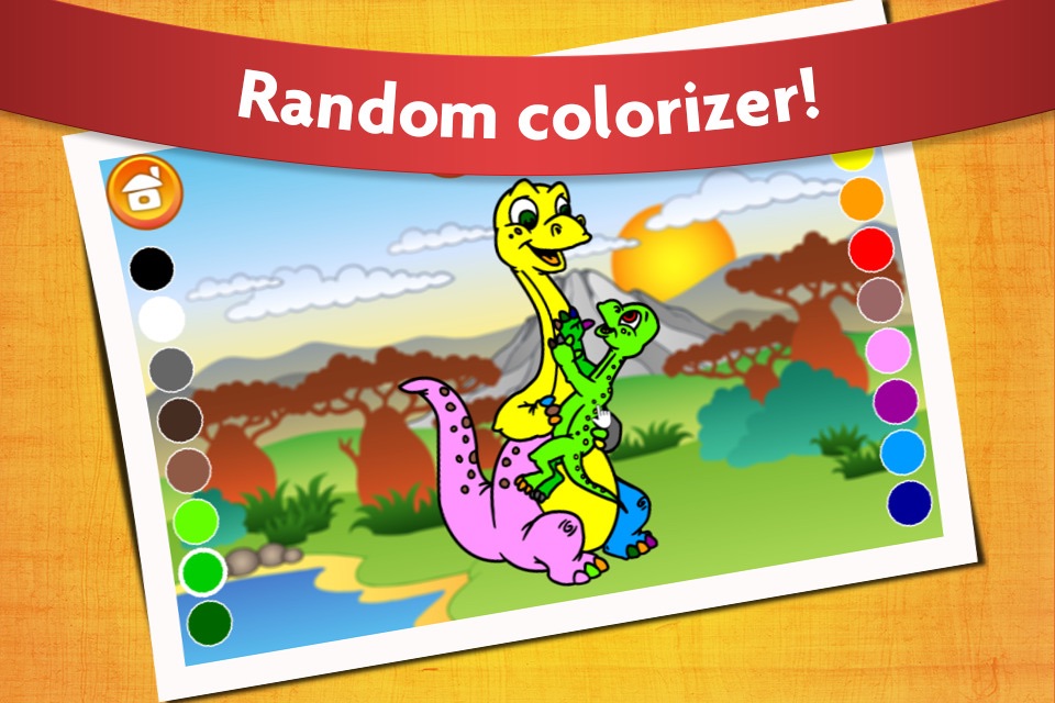 Dinosaurs - Kids Coloring book screenshot 4