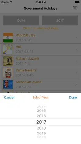 Game screenshot Indian Calendar Holidays for Festivals hack