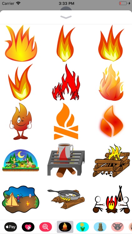 Campfire Stickers