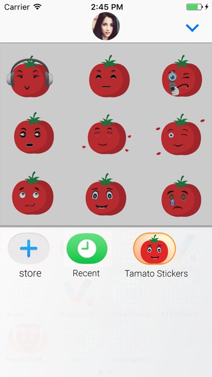 Emotional Tomato GIFs, Sticker screenshot-3