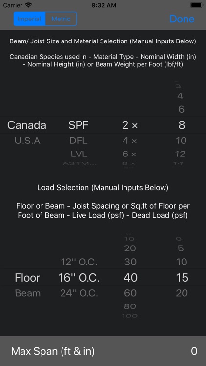 Beam Joist Span Calculator By Kyle Mccarroll