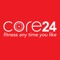 The Core 24  app provides class schedules, social media platforms, fitness goals, and in-club challenges