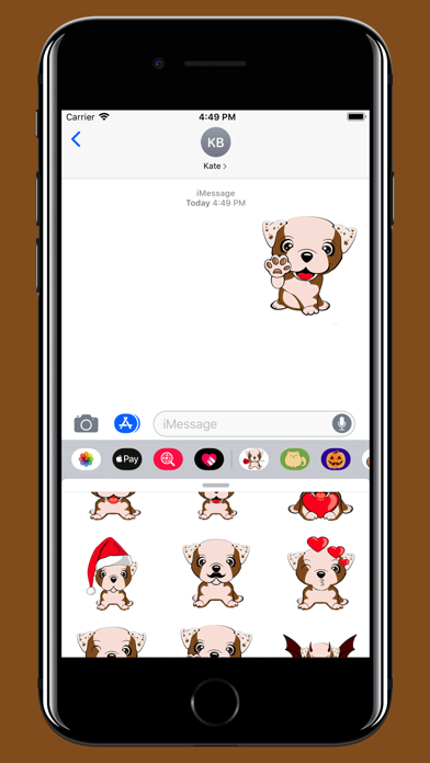 Cute Dog top emoji & stickers screenshot 4