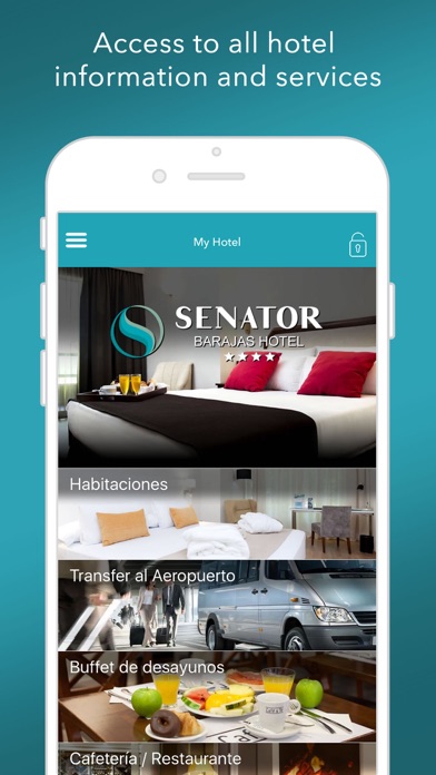Senator Barajas Hotel screenshot 2
