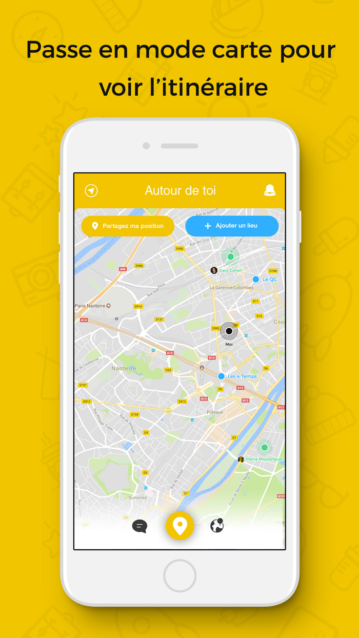 Triber - Localiser mes amis