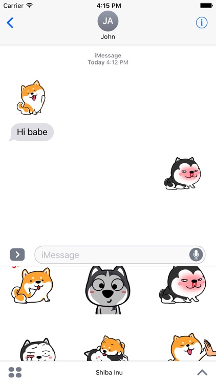 Shiba Inu Animated Stickers screenshot-3