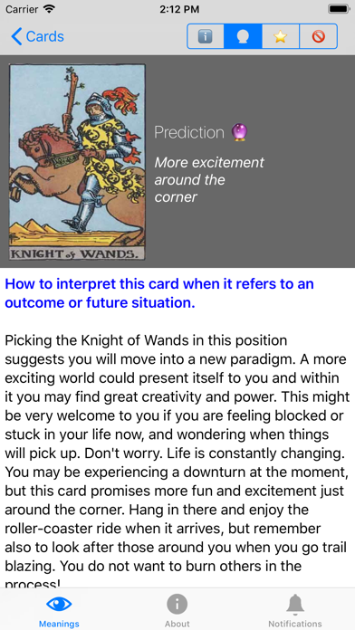 How to cancel & delete Tarot Meanings from iphone & ipad 4