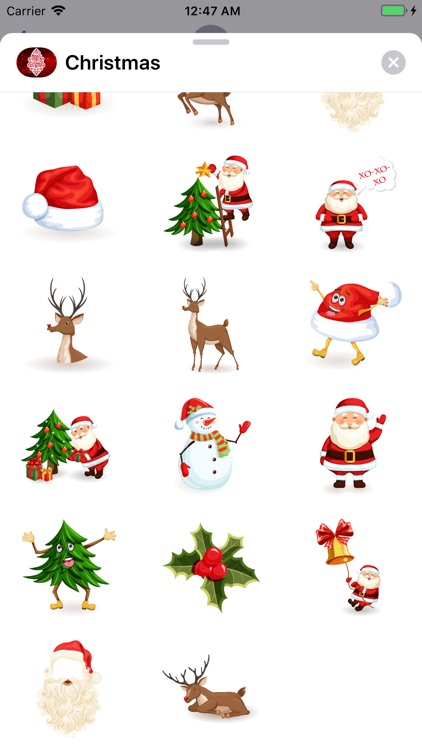 Dazzling Christmas Stickers IM