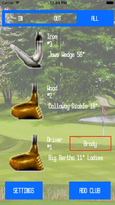 Golf Club Tracker screenshot 2