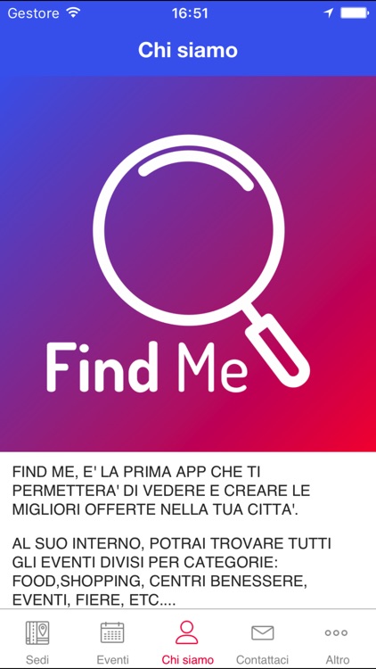 Find Me - Shopping ed eventi screenshot-4