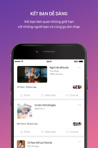 Keeng: Mạng xã hội âm nhạc screenshot 2