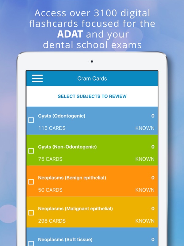 Adat Oral Diagnosis Cram Cards Online Game Hack And Cheat