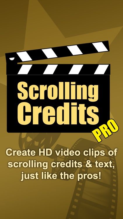 Scrolling Credits Pro screenshot-0