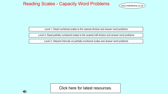 Capacity Word Problems