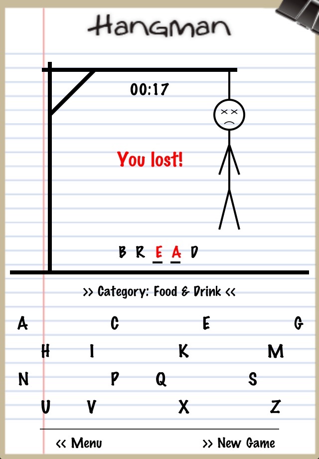 Hangman (Unlimited) screenshot 2