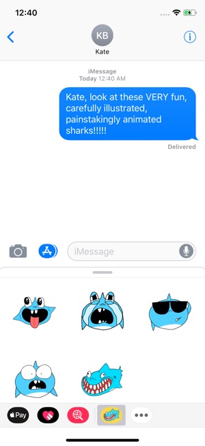 Animated Shark Stickers