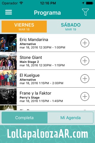 Lollapalooza Argentina screenshot 2