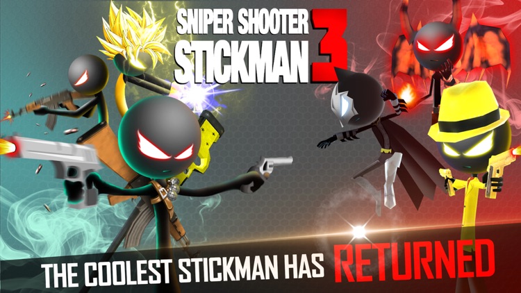 Sniper Shooter Stickman 3 Fury screenshot-0