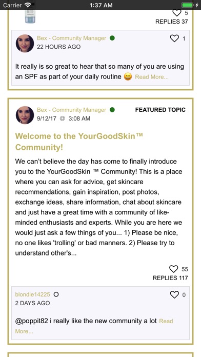 YourGoodSkin™ Community screenshot 3