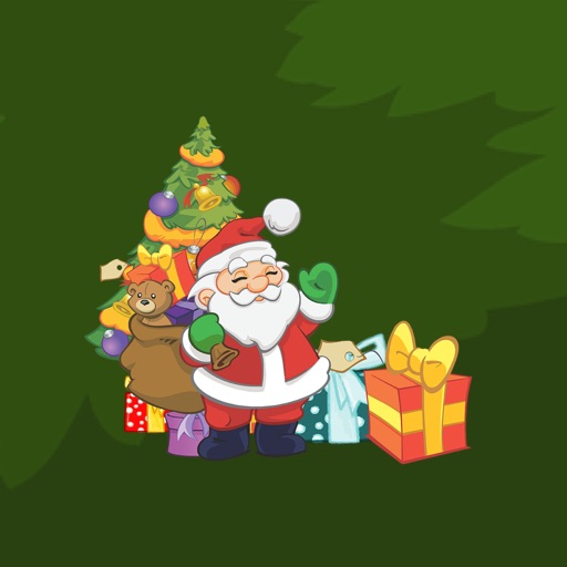 Santa Claus Stickers: HoHoHo