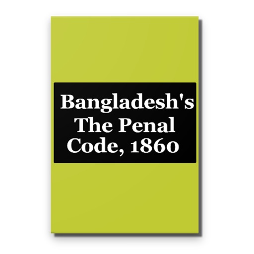 Bangladesh The Penal Code 1860