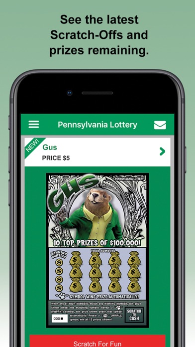lottery app games that pay real money