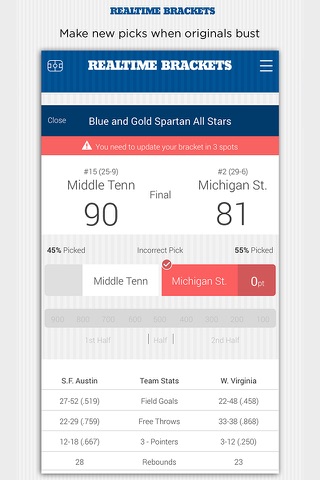 Realtime Brackets screenshot 3