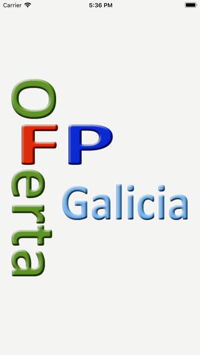 How to cancel & delete Oferta FP en Galicia from iphone & ipad 1