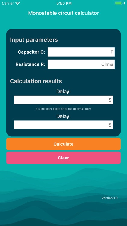Monostable circuit calculator by Emily Trisha Mae
