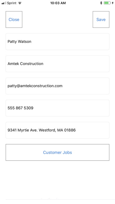 Construction Jobs Database screenshot 2