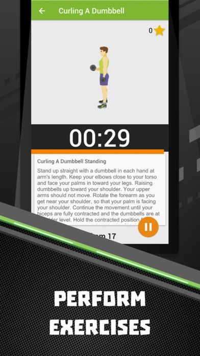 Home workouts with dumbbells screenshot 4