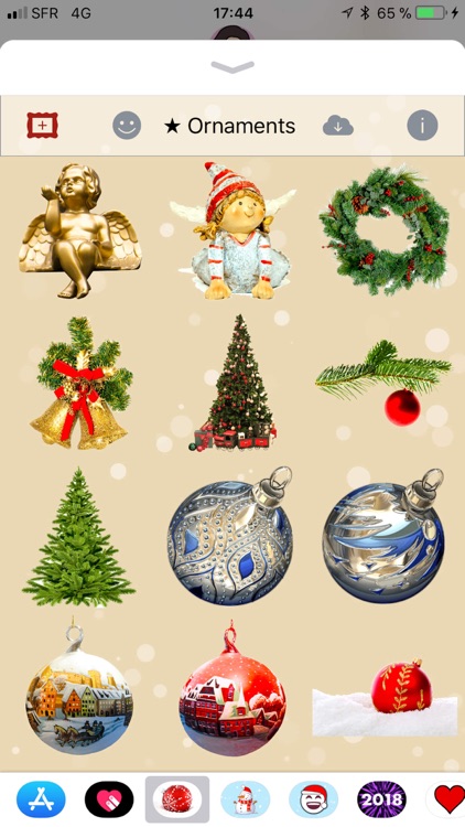 Christmas Ornaments • Stickers