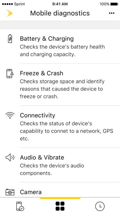 Sprint Mobile Diagnostics