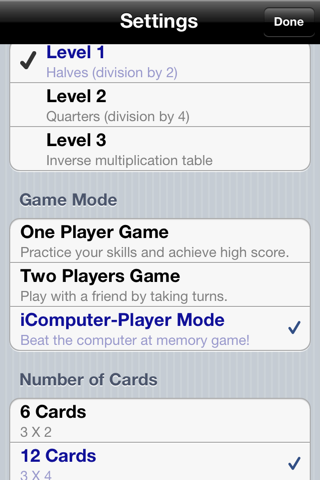 Division: Math Facts Card Game screenshot 2