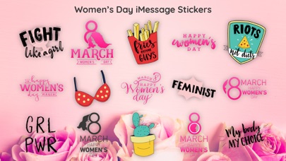 Beautiful Womens Day Stickers screenshot 2